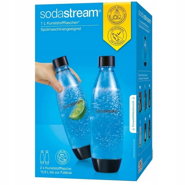 BUTELKI Sodastream FUSE do zmywarki 2 sztuki